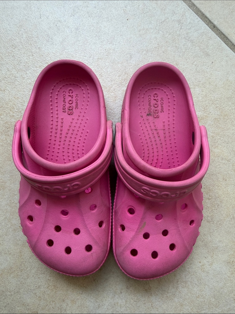 CROCS Kids Pink Classic Clogs